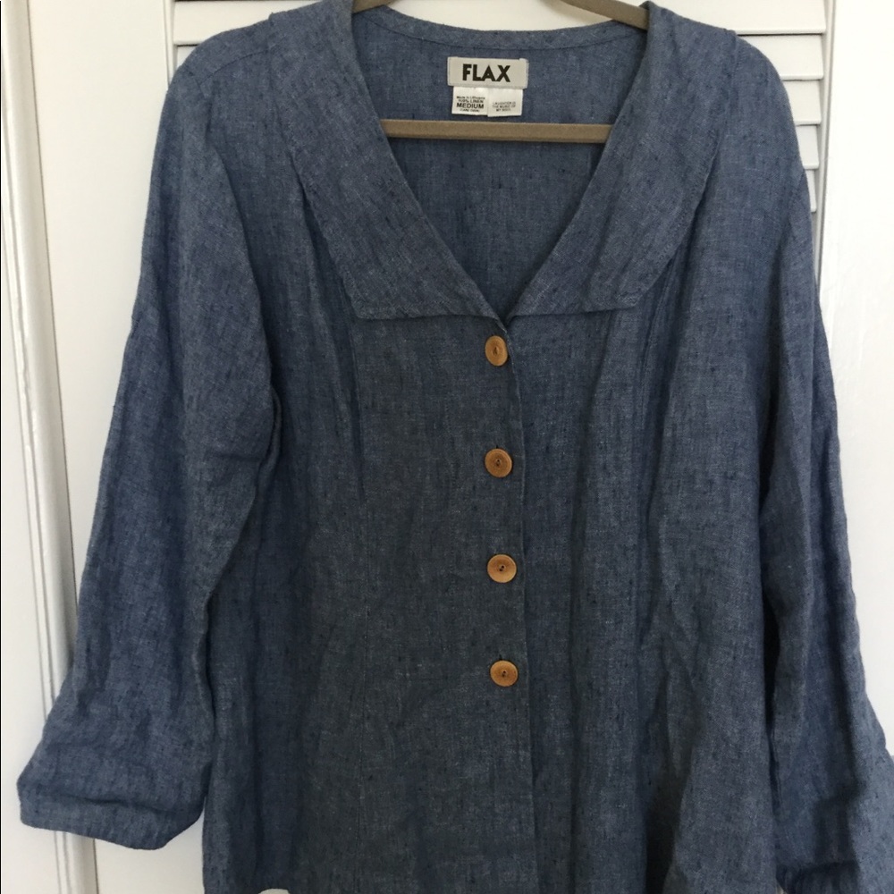 Linen shirt/jacket MEDIUM